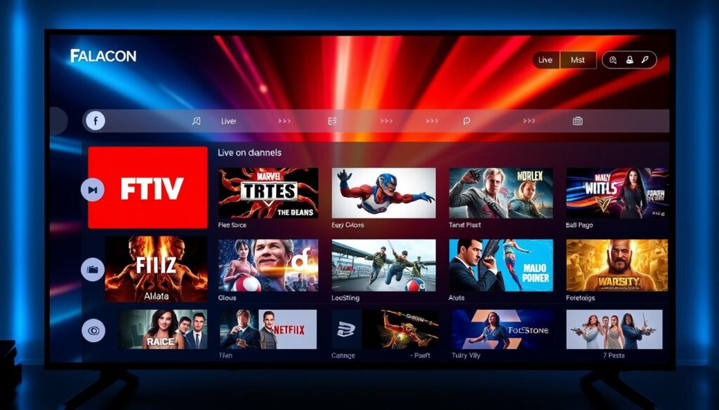 Live TV channels and VOD options